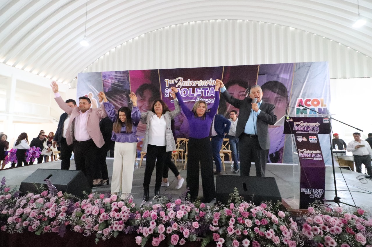 Imagen de Llega a su Primer Aniversario el movimiento RED VIOLETA Acolman