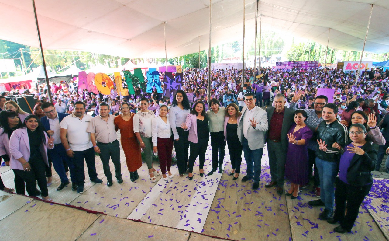 Imagen de Con RED VIOLETA, Acolman se solidariza con sus mujeres