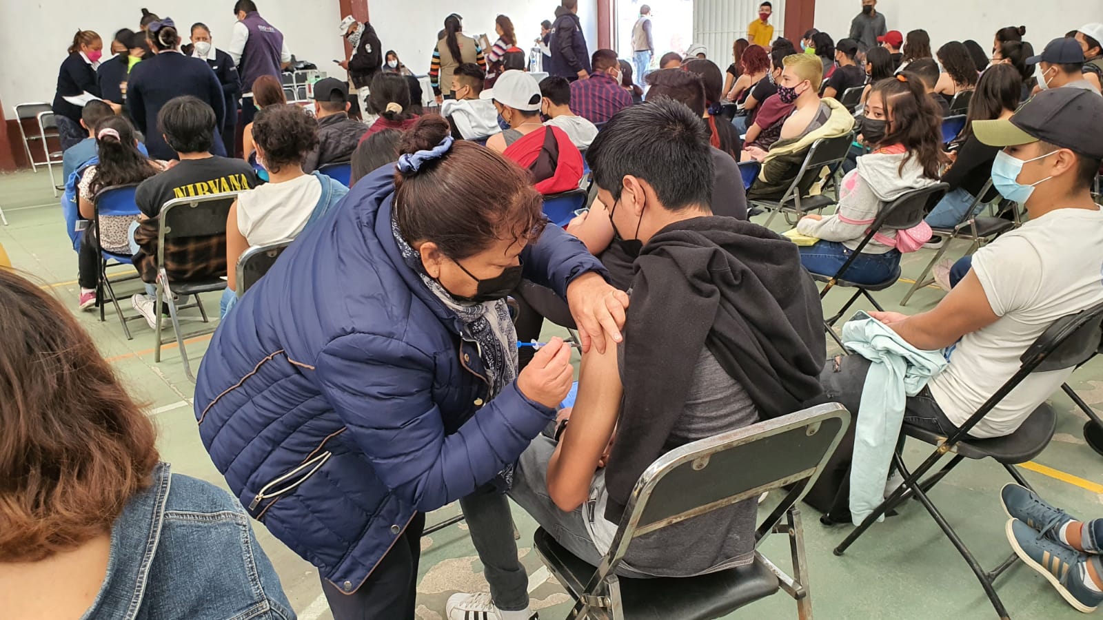Imagen de Avanza Acolman en vacunación contra COVID-19 para menores de 15 a 17 años