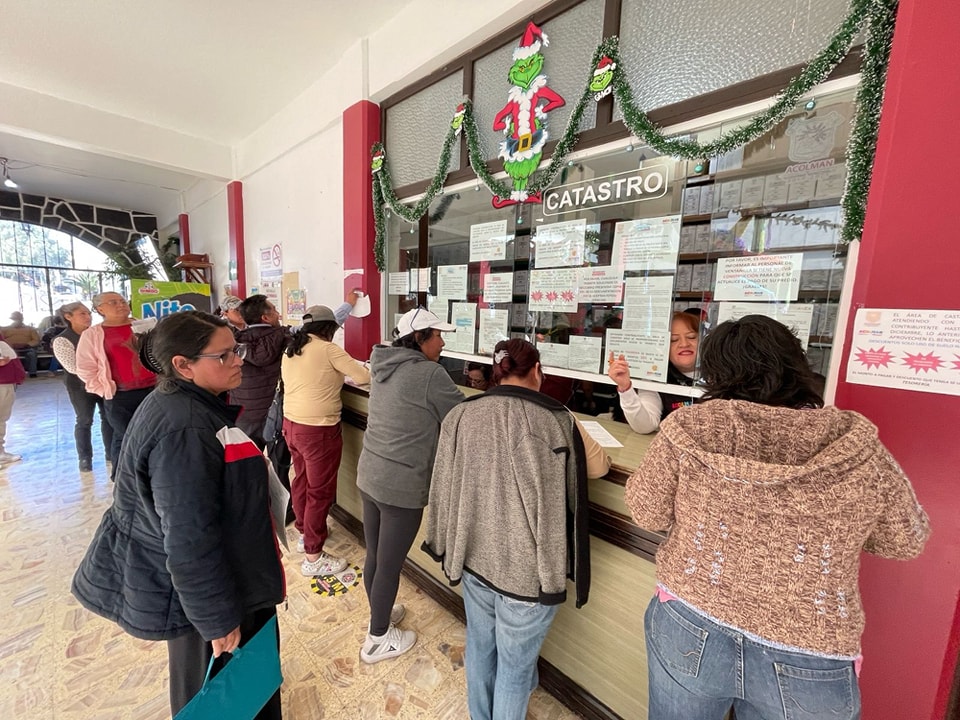 Imagen de Pago de impuesto predial y de agua reflejan confianza ciudadana en Acolman