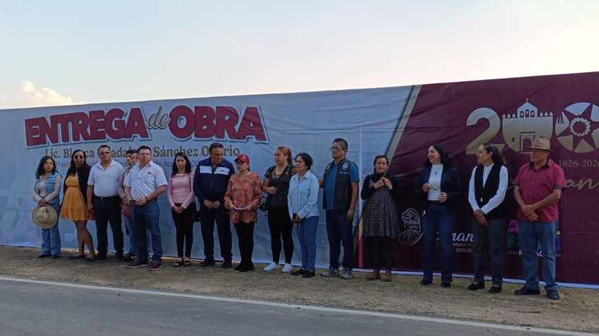 Imagen de ENTREGA DE OBRA CAMINO ACOLMAN-XOMETLA