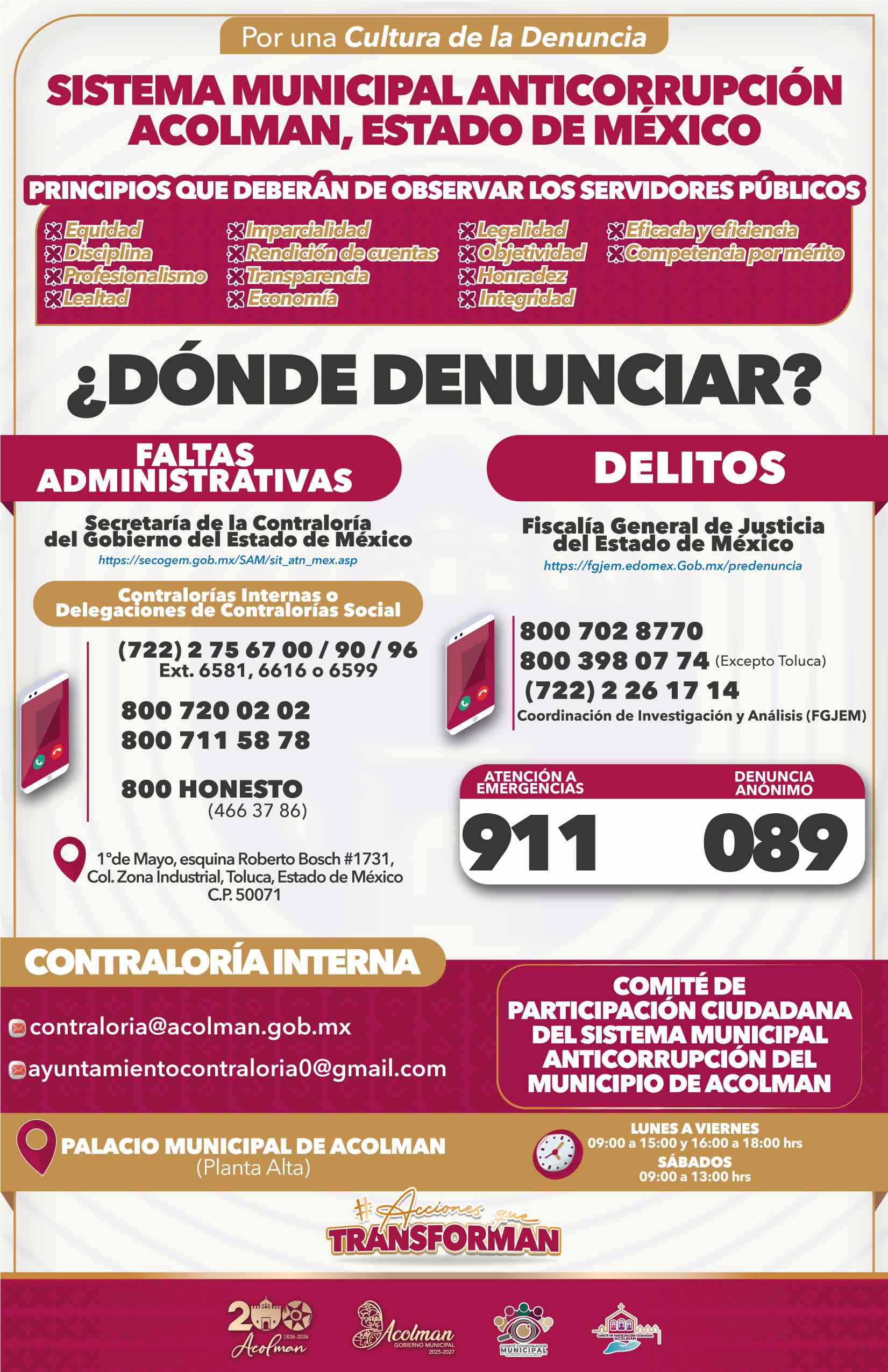 Donde Denunciar
