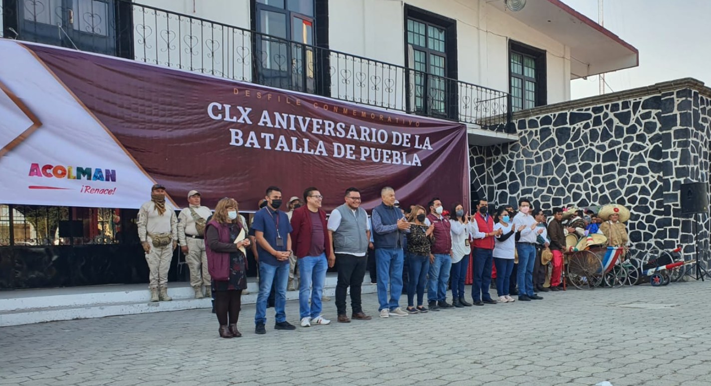 Imagen de Municipio de Acolman conmemora el 160 aniversario de la Batalla de Puebla